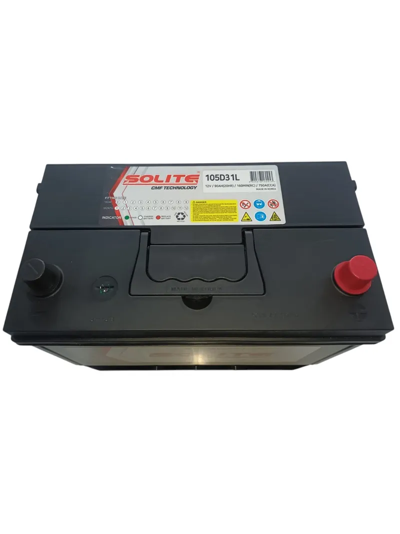 Imagen de Batería Solite 12V 90Ah 750 CCA (105D31L) - SOL-105D31L